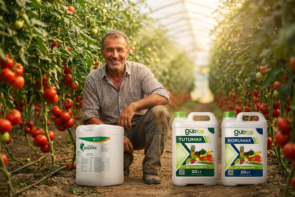 Gübtaş Gübre - Mutlu çiftçi ve sıvı gübre ürünleri