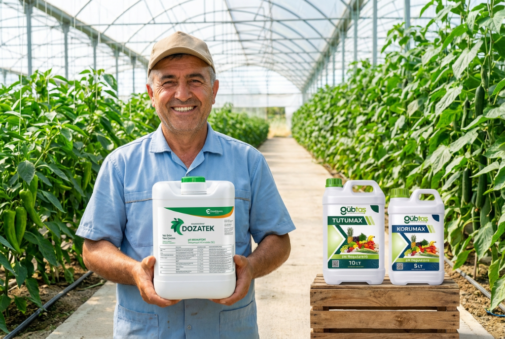 Gübtaş Gübre ürünlerini kullanan çiftçi